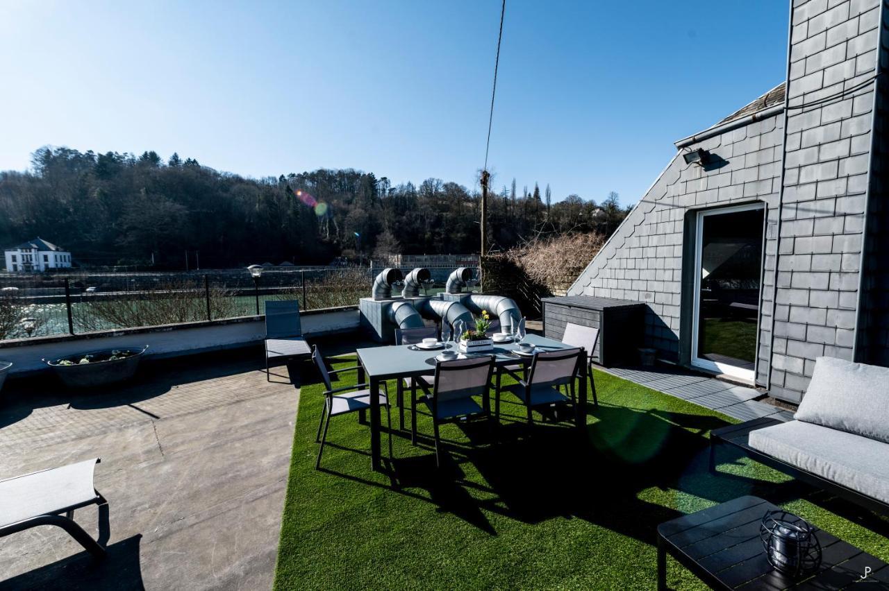 Les 3 Chapeaux Dinant 6P Les Canotiers 4P Avec Terrasse Le Melon 2P Sans Terrasse Exterior photo