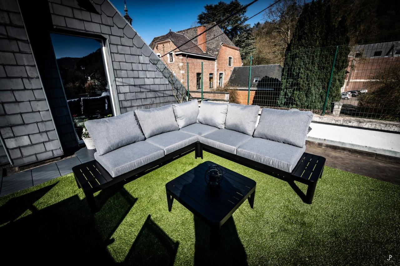 Les 3 Chapeaux Dinant 6P Les Canotiers 4P Avec Terrasse Le Melon 2P Sans Terrasse Exterior photo